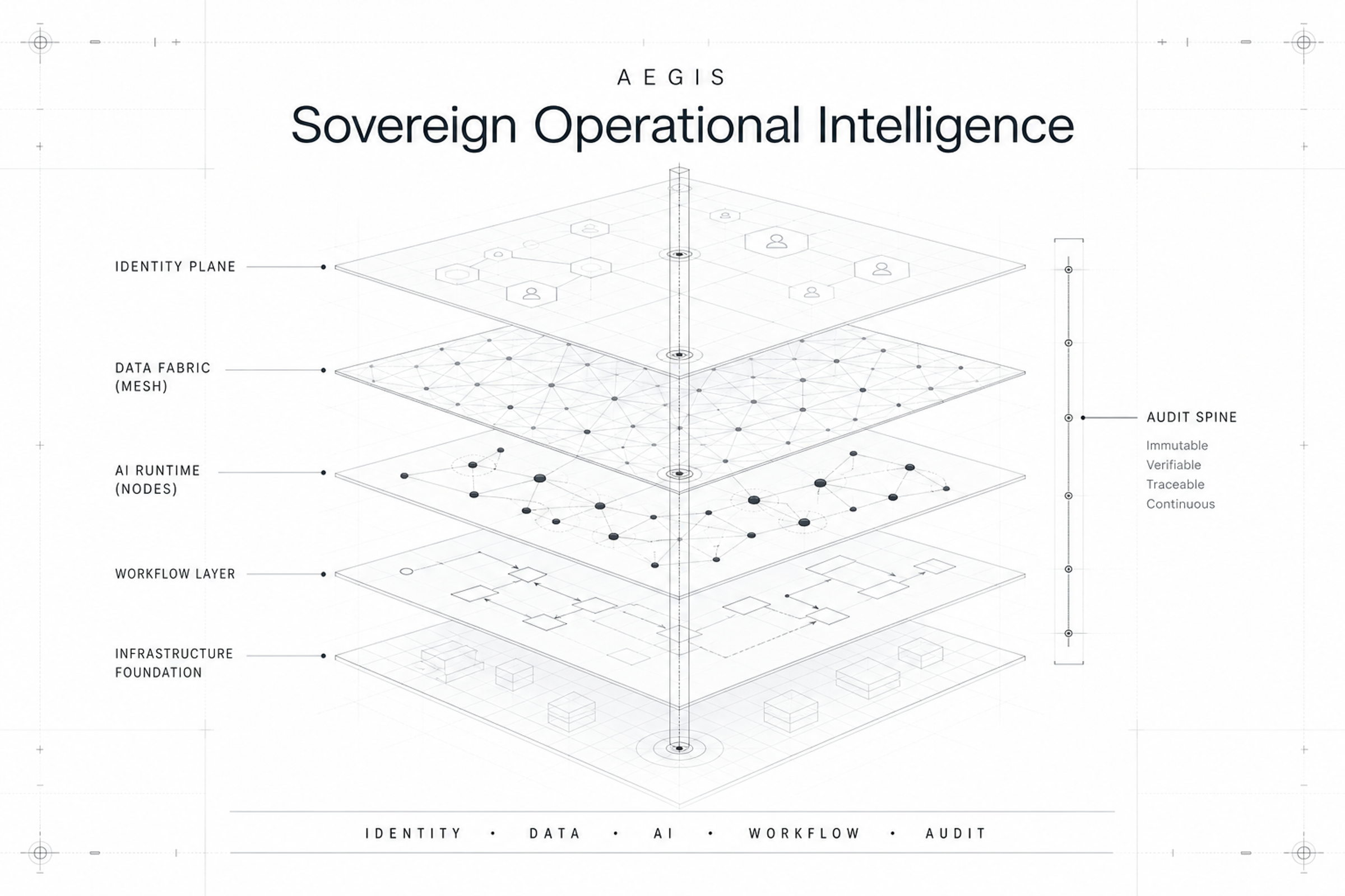 AEGIS platform operating system diagram